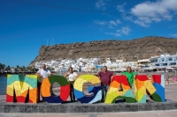 Mogán estrena letrero gigante  con el nombre del municipio