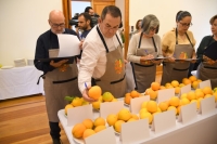 Seis expertos ponen a prueba 13 naranjas de Telde en la cata a ciegas