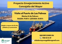 La Concejalía del Mayor organiza una visita al Puerto de La Luz el martes 14 de febrero