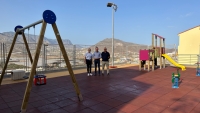 El Ayuntamiento de Gáldar renueva el parque infantil de Palma de Rojas