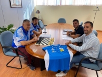 El alcalde mantiene un encuentro con los representantes del Club de Ajedrez de Telde Los Llanos