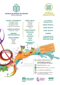La Escuela Municipal de Música &#039;Pedro Espinosa&#039; abre el plazo de inscripción de nuevos alumnos para el curso 2023/2024