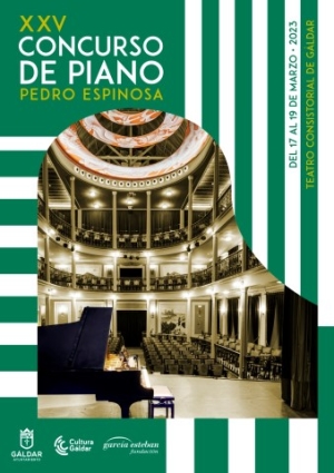 Gáldar recupera el Concurso de Piano Pedro Espinosa en la que será su XXV edición