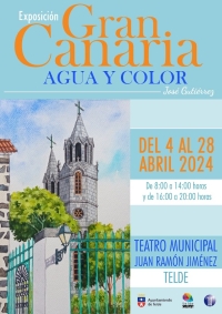 El Teatro Juan Ramón Jiménez acoge la exposición ‘Gran Canaria: agua y color’
