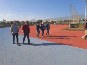 La Federación Española de Fútbol examina las instalaciones deportivas de Telde con vistas al Mundial 2030