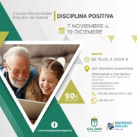 La Universidad Popular de Gáldar oferta trece nuevos cursos a partir de noviembre, diciembre y enero
