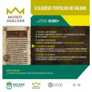 Finalizan este sábado las &#039;II Clásicas Tertulias de Gáldar&#039; con una sesión sobre la pervivencia del mundo clásico en los manuscritos medievales iluminados