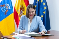 Migdalia Machín firma la convocatoria para la ejecución del proyecto ‘RetechFOR’