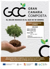 La campaña de compostaje doméstico del Cabildo llega a Gáldar el martes 14 de marzo