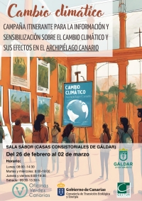 La Sala Sábor acoge desde el lunes 26 de febrero una exposición sobre el cambio climático y sus efectos en Canarias