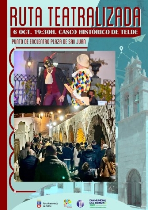 Telde celebra una ruta teatralizada por el barrio histórico de San Francisco