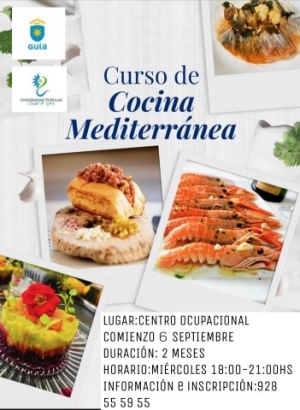 La Universidad Popular Ciudad de Guía imparte un nuevo curso de Cocina Mediterránea a partir del 6 de septiembre