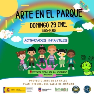 El parque de la Condesa acoge este domingo actividades infantiles con un taller didáctico de maquillaje artístico y juegos circenses