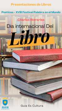 Guía celebra el Día del Libro con charlas sobre literatura en los centros educativos y se une a la XVIII edición del Festival Palabra en el Mundo