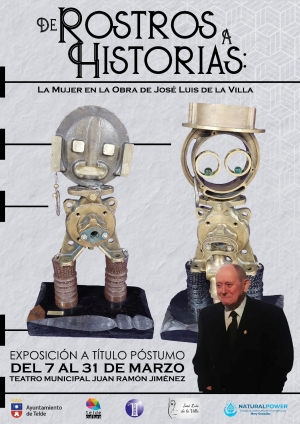 Telde acoge una exposición en homenaje póstumo al escultor José Luis de la Villa