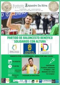 Gáldar invita a la ciudadanía a participar en el partido de baloncesto benéfico ‘Solidarios con altura’