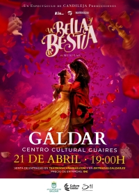 El Guaires acoge el próximo domingo 21 de abril el musical de La Bella y la Bestia