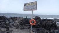 Playas repone el salvavidas en El Bufadero de La Garita