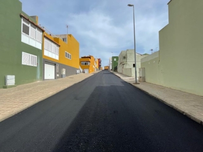 El nuevo plan de asfaltado de Gáldar llega a Barrial