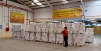 Cruz Roja en Canarias envía desde el Centro de Cooperación con África cerca de 24.800 kilos de material de ayuda humanitaria a Turquía