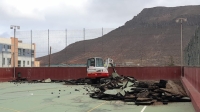 Arranca la obra de construcción de la cubierta de la cancha del colegio de Los Quintana