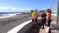 Visita institucional a la Playa del Burrero