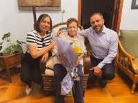 Antonia Cabrera cumple 100 años en la Villa de Moya