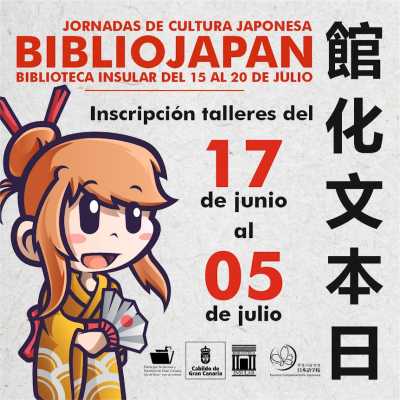Se abre el periodo de inscripción en la Biblioteca Insular para los talleres que tendrán lugar en el marco de la propuesta ‘Bibliojapan’, Jornadas de Cultura Japonesa