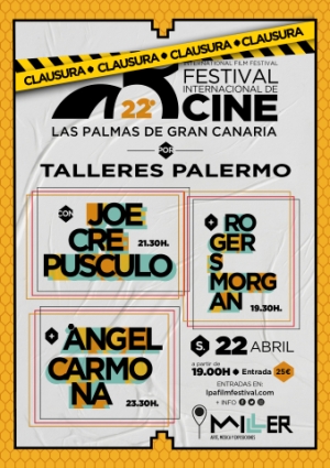 Talleres Palermo propone una sesión de conciertos y una acción familiar como despedida de la vigésima segunda edición del Festival de Cine