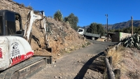 Vías y Obras delimita la carretera de Ciudad de Lima con un murete de protección