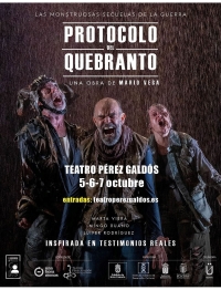El escenario del Teatro Pérez Galdós acoge el estreno del montaje ‘Protocolo del quebranto’