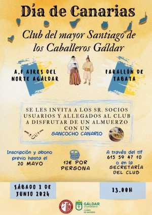 El Club del Mayor celebra el Día de Canarias con agrupaciones folclóricas el 1 de junio