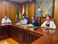 La Villa de Moya recibe al consejero de Medio Ambiente, Raúl García Brink