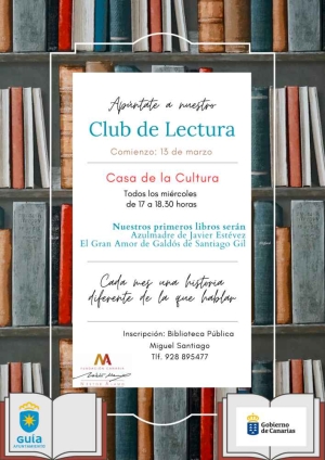 La Biblioteca Pública Miguel Santiago retoma el Club de Lectura con obras de Javier Estévez y Santiago Gil