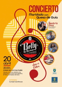 Concierto de ‘Betty &amp; The Bluestomps’, la voz del blues en Canarias, con queso y vino este sábado en Guía