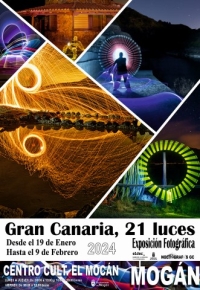 Mogán acoge 'Gran Canaria, 21 luces', exposición de fotografía nocturna pintada con luz