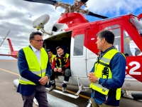 Los helicópteros de emergencias del Gobierno de Canarias realizaron más de 400 intervenciones en 2023