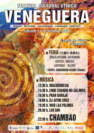 Música, gastronomía, etnografía y ludoparque, el 21 de octubre en Veneguera