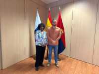 El alcalde de Telde recibe a la cónsul general de Cuba en Canarias