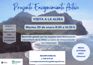 La Concejalía del Mayor organiza una visita a La Aldea el próximo martes 30 de enero