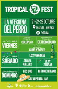 Los Vinagres, Serial Killerz y Sexy Zebras encabezan el cartel del 5.º Tropical Fest