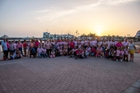 Mogán se tiñe de rosa  contra el cáncer de mama