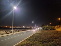 El Ayuntamiento de Telde sustituye 66 puntos de luz en el vial costero de la ciudad