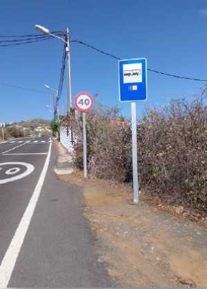 Telde agradece al Cabildo de Gran Canaria la instalación de nuevas paradas en la línea 24 en La Gavia y Palmital Alto