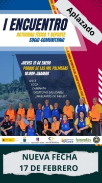 La previsión de lluvias obliga a Telde aplazar hasta el 17 de febrero el encuentro deportivo sociocomunitario de Jinámar
