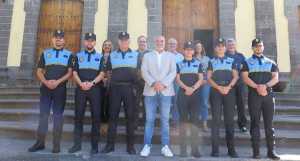 Cinco nuevos agentes se incorporan a la Policía Local de Guía de Gran Canaria