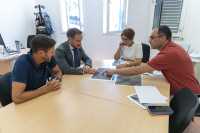 Mariano Zapata, consejero de Transición Ecológica del Gobierno de Canarias,  visita Mogán