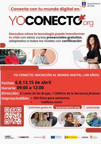 Participación Ciudadana invita a los teldenses a conectar con el mundo digital a través de formación gratuita