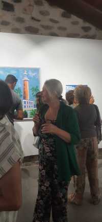 El alumnado de dibujo y pintura de la Universidad Popular expone en Saturninita