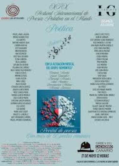 La poesía vuelve a latir en Canarias con la celebración del XIX Festival Internacional “Palabra en el Mundo” organizado por Isa Guerra